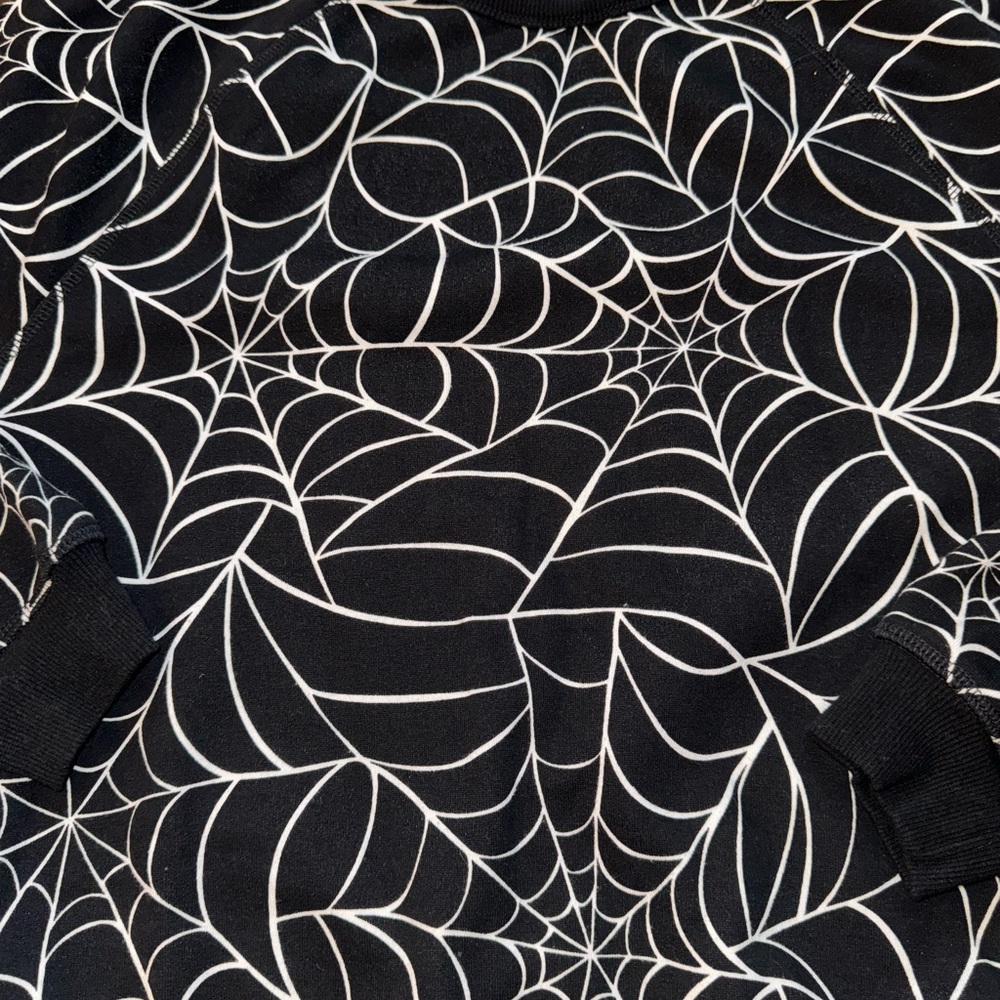 Grayson Threads All Over Spider-Web Print Sweatsh… - image 3